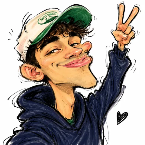 Funny Street Caricature