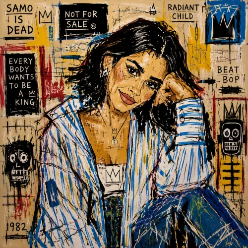 Photo to Basquiat Style