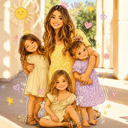 Photo to Cute Cartoon Doodle