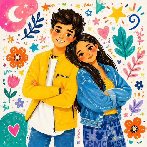 Photo to Folk-Style Illustration