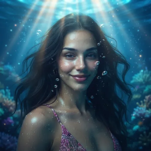 AI Underwater Portrait