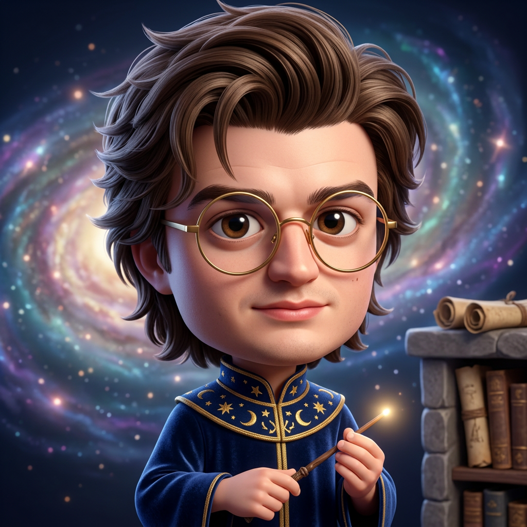 Wizard Avatar Generator – Create Your Cartoon Profile Pic result example
