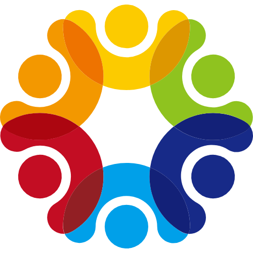 Connected people team logo icon image logo png