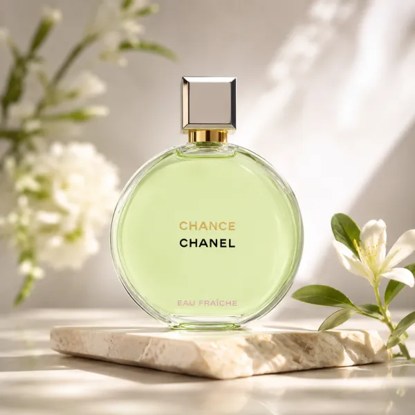 AI-generated luxury product photography result
