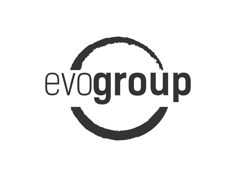 evo group logo design