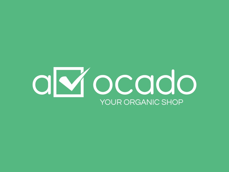 avocado logo design