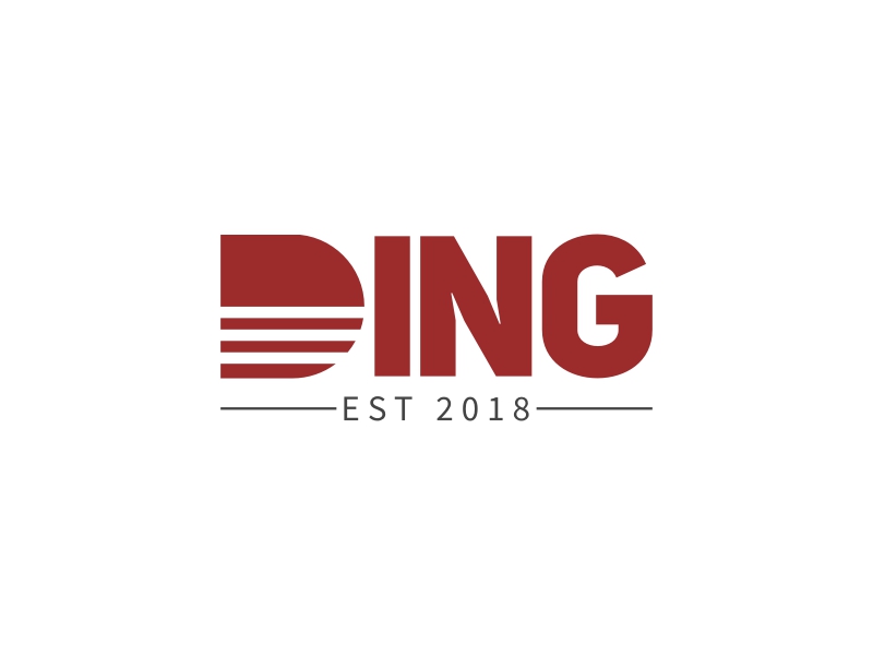 DING logo design