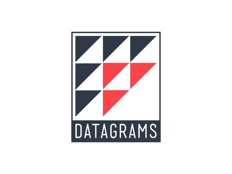 Datagrams logo design