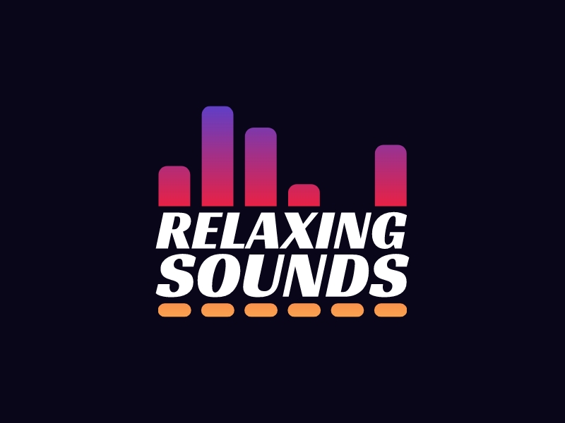 RELAXING SOUNDS logo design
