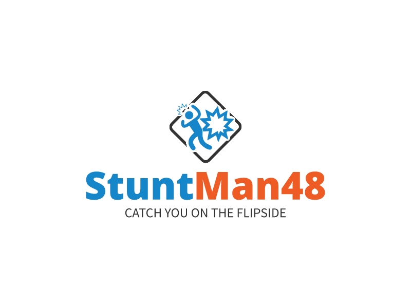 Stunt Man48 logo design