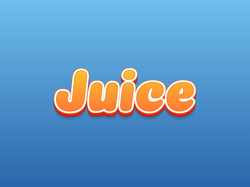 Juice logo design