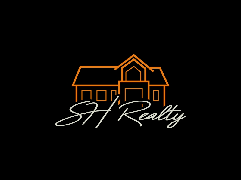 SH Realty logo design