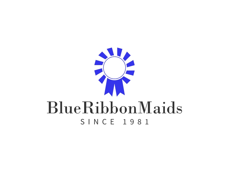 BlueRibbonMaids Logo Maker - Design BlueRibbonMaids logos online