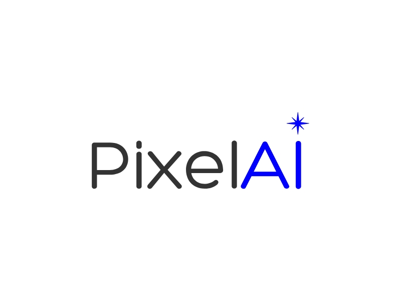 Pixel AI logo design