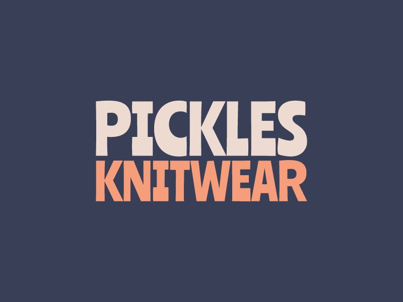PiCKLES knitwear Logo Maker - Design PiCKLES knitwear logos online