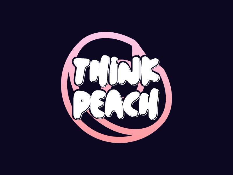 THINK PEACH Logo Maker - Design THINK PEACH logos online
