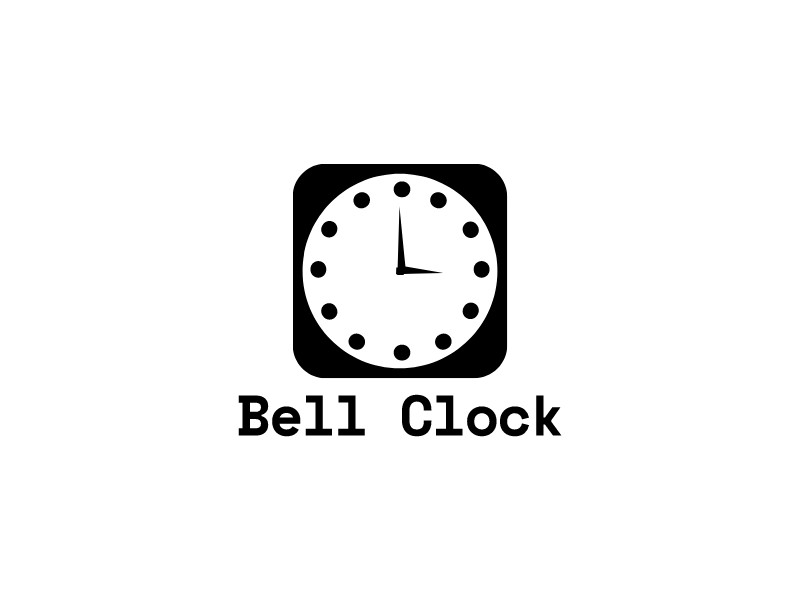 Bell Clock logo design