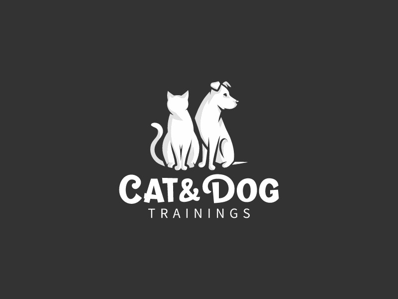 Cat&Dog logo design