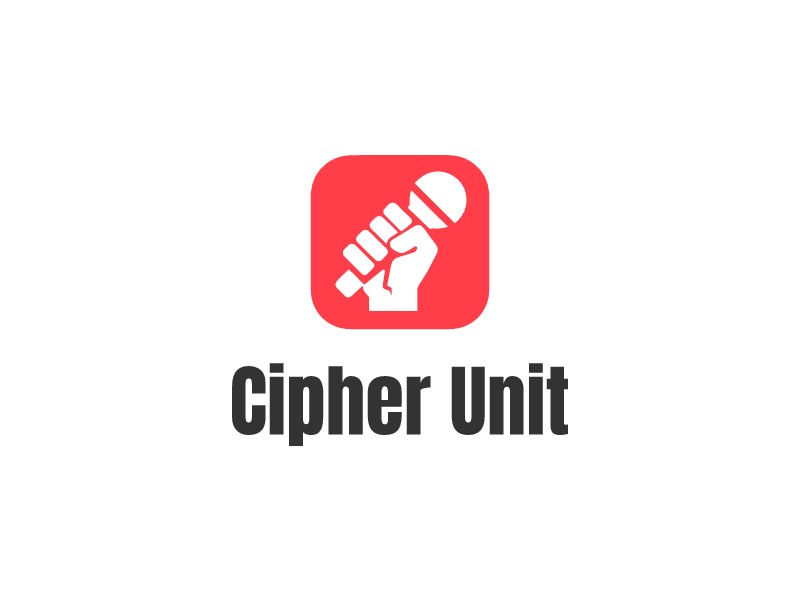 Cipher Unit logo design