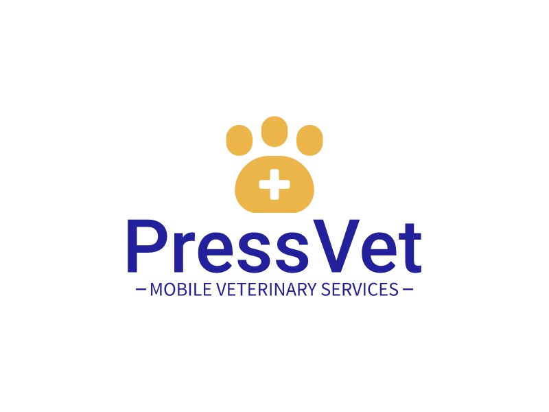 PressVet logo design