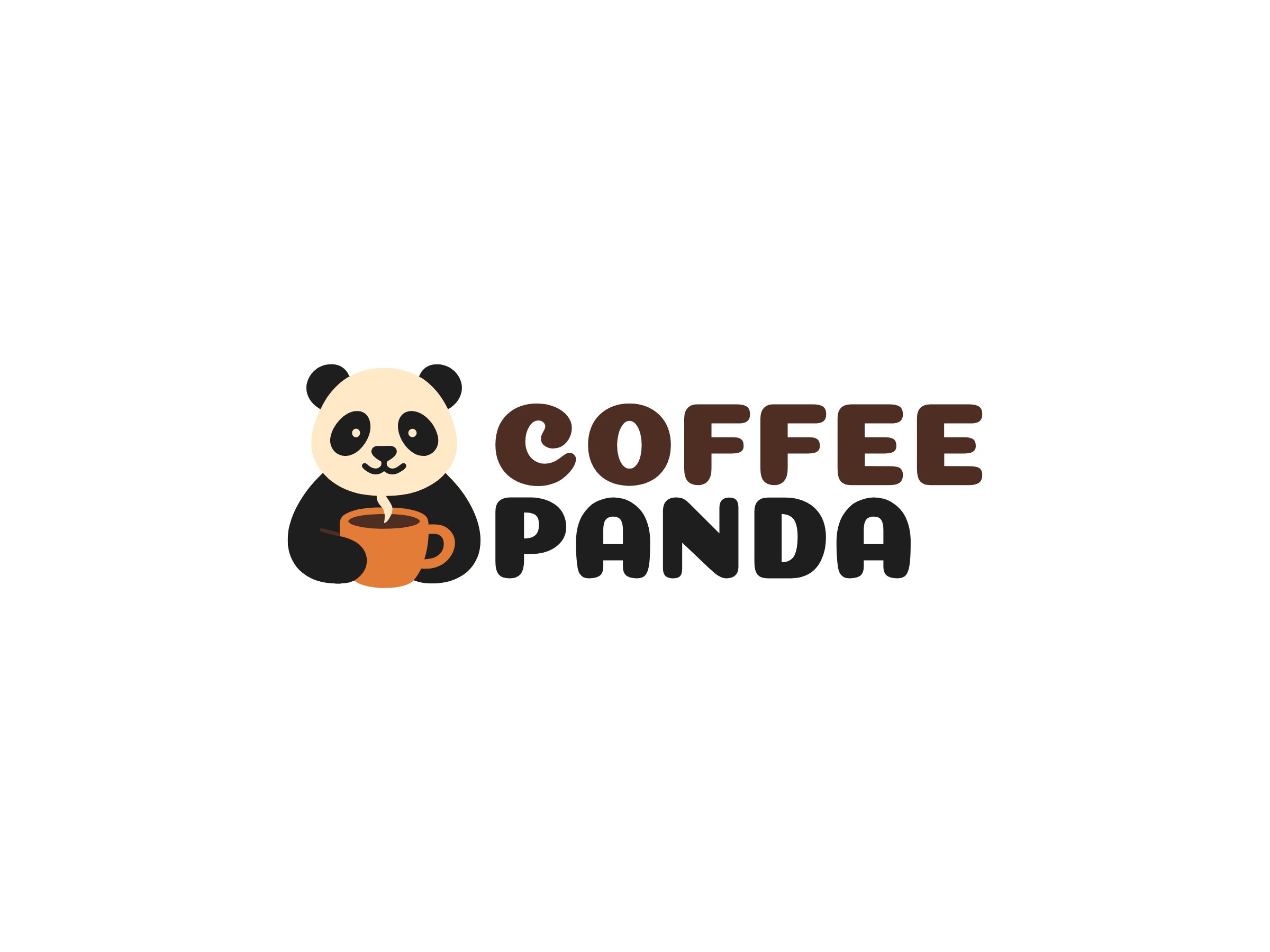 Coffee Panda logo design