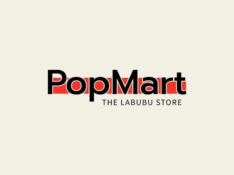 PopMart logo design