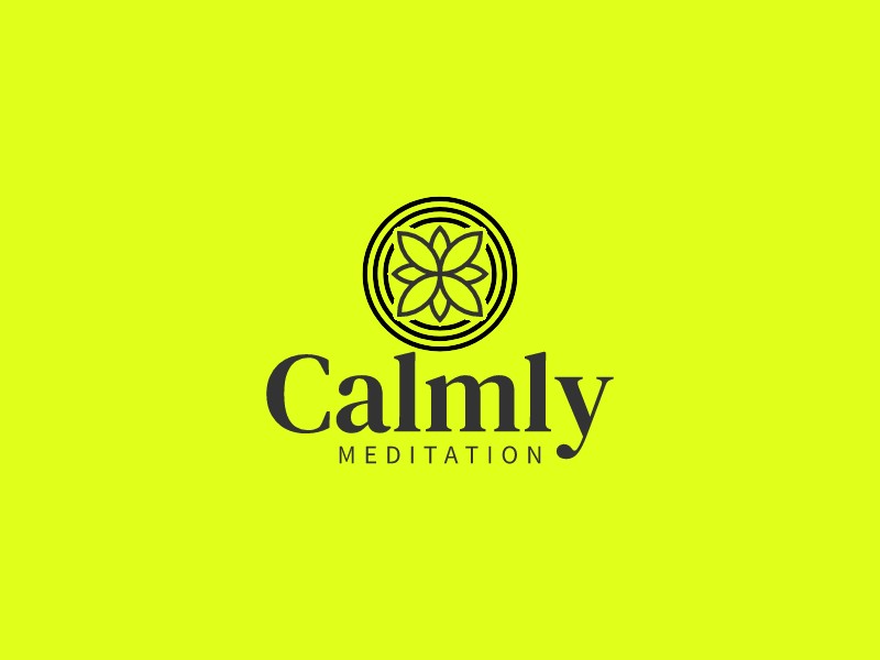 Calmly logo design