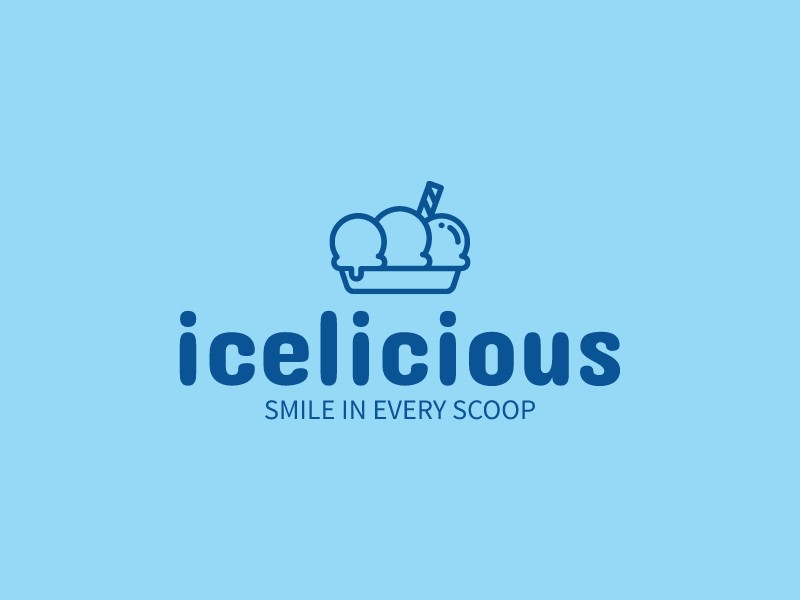 icelicious logo design