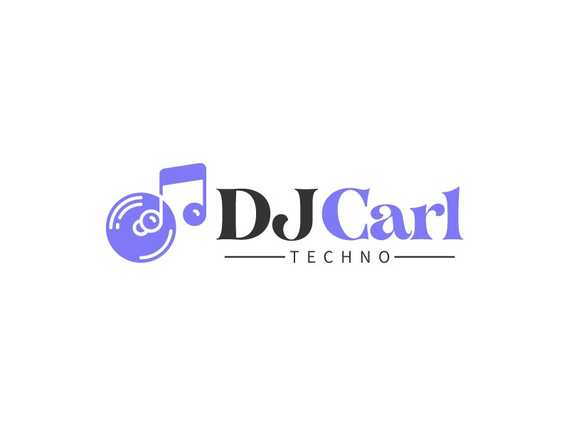 DJ Carl logo design
