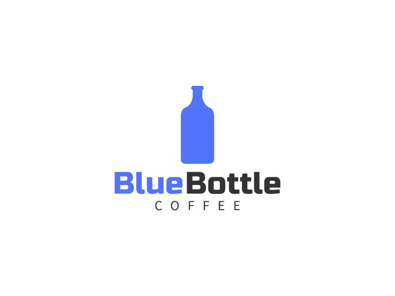 Blue Bottle logo design