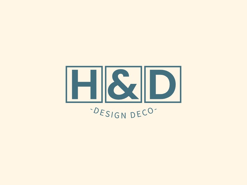 H&D logo design