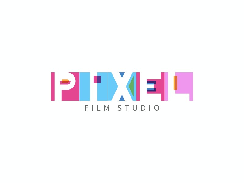Pixel logo design