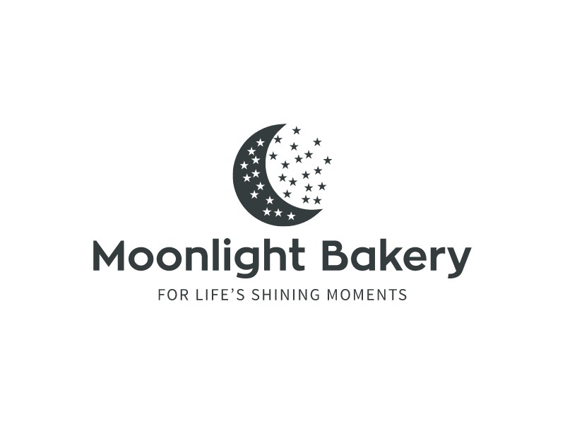 Moonlight Bakery logo design