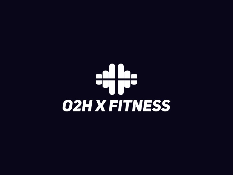 O2H x Fitness logo design