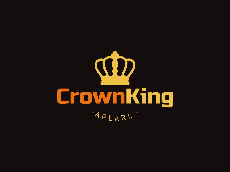 Crown King logo design