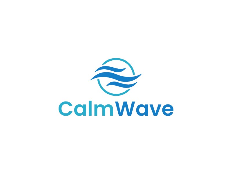 Calm Wave logo design